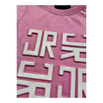 John Richmond T-Shirt Girocollo Tinta Unita con Logo per Neonata RIP26026TS ROSA JOHN RICHMOND 