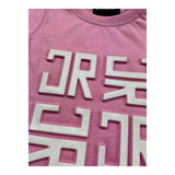 John Richmond T-Shirt Girocollo Tinta Unita con Logo per Neonata RIP26026TS ROSA JOHN RICHMOND 