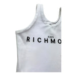 John Richmond Costume Intero Tinta Unita con Logo per Neonata RIP26039CO BIANCO JOHN RICHMOND 