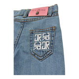 John Richmond Jeans Tinta Unita con Girovita Regolabile per Neonata RIP26042JE AZZURRO JOHN RICHMOND 