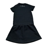 John Richmond Completo 2 Pezzi T-Shirt-Gonna Tinta Unita per Neonato RIP26043CJ NERO JOHN RICHMOND 