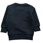 John Richmond Felpa Chiusa Girocollo Tinta Unita con Stampa per Neonato RIP26077FE NERO JOHN RICHMOND 