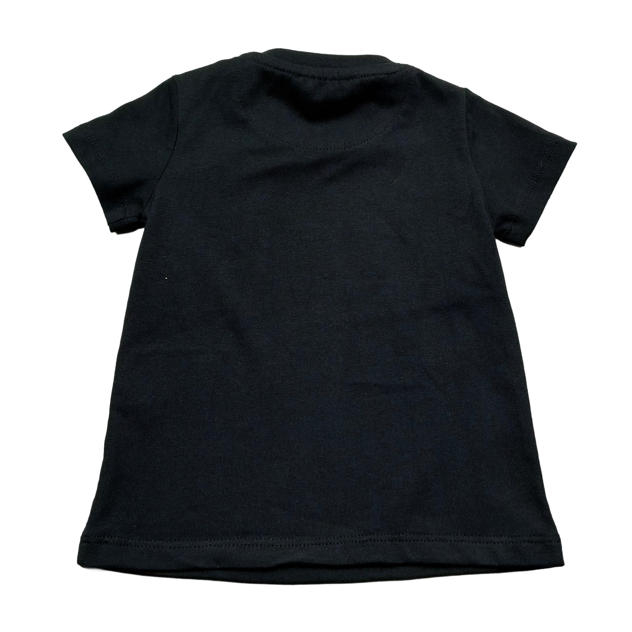 John Richmond T-Shirt Girocollo Tinta Unita con Logo per Neonata RIP26085TS NERO JOHN RICHMOND 
