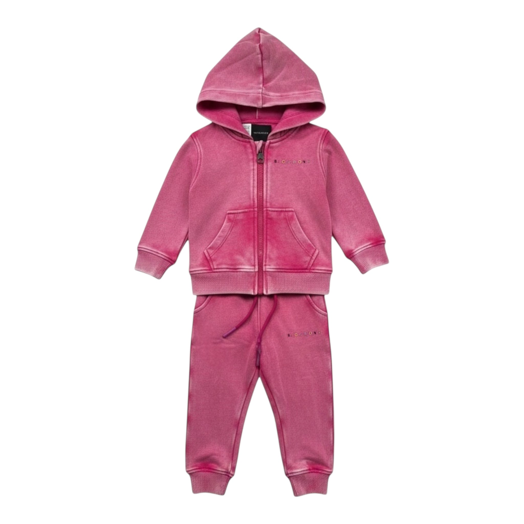 John Richmond Completo 2 Pezzi Felpa-Pantalone Tinta Unita per Neonata RIP26099CF FUXIA JOHN RICHMOND 