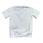 John Richmond Abito Mezza Manica Tinta Unita con Logo per Neonata RIP26100VE BIANCO JOHN RICHMOND 