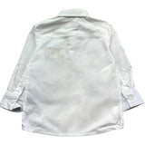 John Richmond Camicia Manica Lunga Tinta Unita con Stampa per Neonato RIP26112CA BIANCO JOHN RICHMOND 
