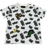 John Richmond T-Shirt Girocollo Tinta Unita con Stampe per Neonato RIP26114TS BIANCO JOHN RICHMOND 