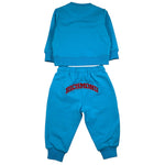 John Richmond Completo 2 Pezzi Felpa-Pantalone Tinta Unita per Neonato RIP26136CF AZZURRO JOHN RICHMOND 