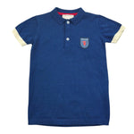 Trussardi Polo Mezza Manica Tinta Unita con Stampa per Bambino TBP26058PO BLU TRUSSARDI 