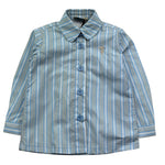 Trussardi Camicia Manica Lunga Tinta Unita per Neonato TIP26107CA AZZURRO TRUSSARDI 