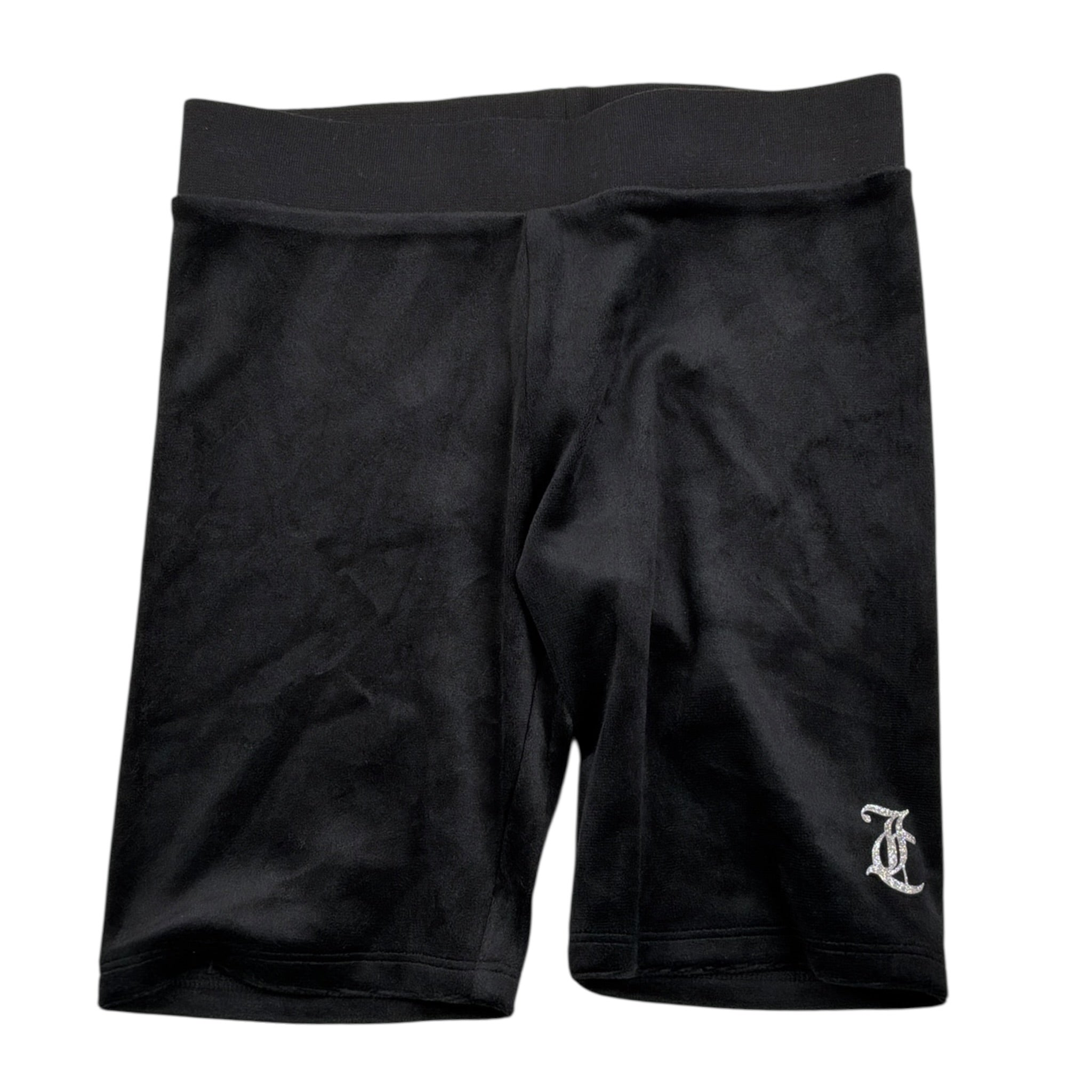 leggins tinta unita modello ciclista in velluto EIEOEO NERO JUICY COUTURE 