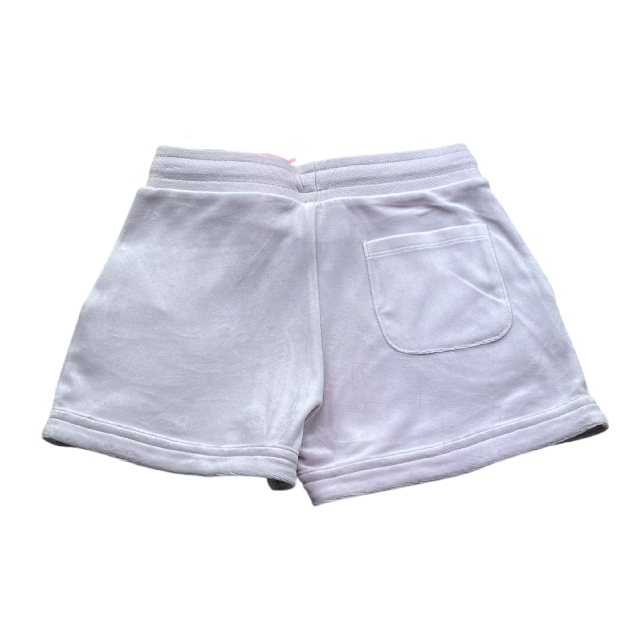 Juicy Couture Short Tinta Unita In Velluto per Bambina JBX6505X ROSA JUICY COUTURE 