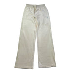 Juicy Couture Pantalone A Palazzo Tinta Unita In Velluto per Bambina JBX6746 PANNA JUICY COUTURE 
