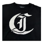 Just Cavalli Maglia Girocollo Tinta Unita con Stampa per Bambina JBP16024MA NERO JUST CAVALLI 