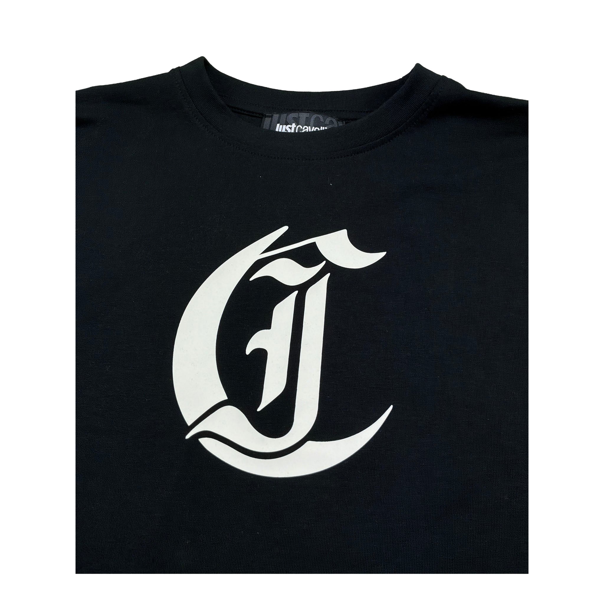 Just Cavalli T-Shirt Girocollo Tinta Unita con Stampa per Bambino JBP26014TS NERO JUST CAVALLI 
