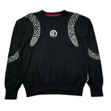 Just Cavalli Maglia Girocollo Tinta Unita con Stampa per Bambina JBP26032FE NERO JUST CAVALLI 