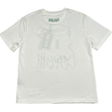Just Cavalli T-Shirt Girocollo Tinta Unita con Stampa per Bambino JBP26071TS BIANCO JUST CAVALLI 