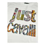 Just Cavalli T-Shirt Girocollo Tinta Unita con Stampa per Bambino JBP26071TS BIANCO JUST CAVALLI 
