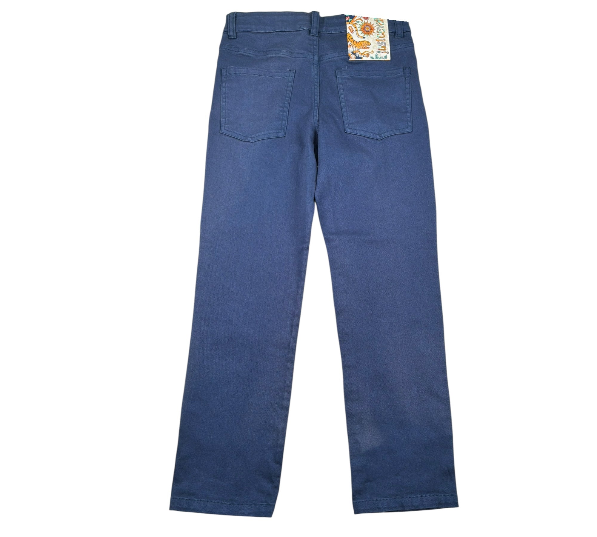 Just Cavalli Jeans Tinta Unita con Girovita Regolabile per Bambino JBP26096PA BLU JUST CAVALLI 