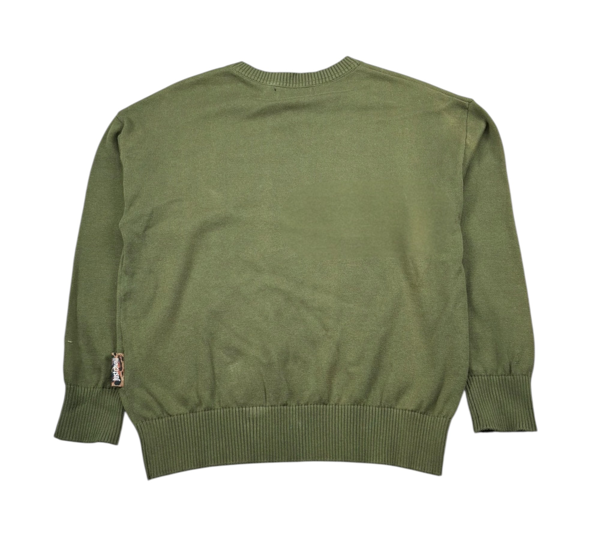 Just Cavalli Maglia Girocollo Tinta Unita con Stampa per Bambino JBP26145MA VERDE JUST CAVALLI 
