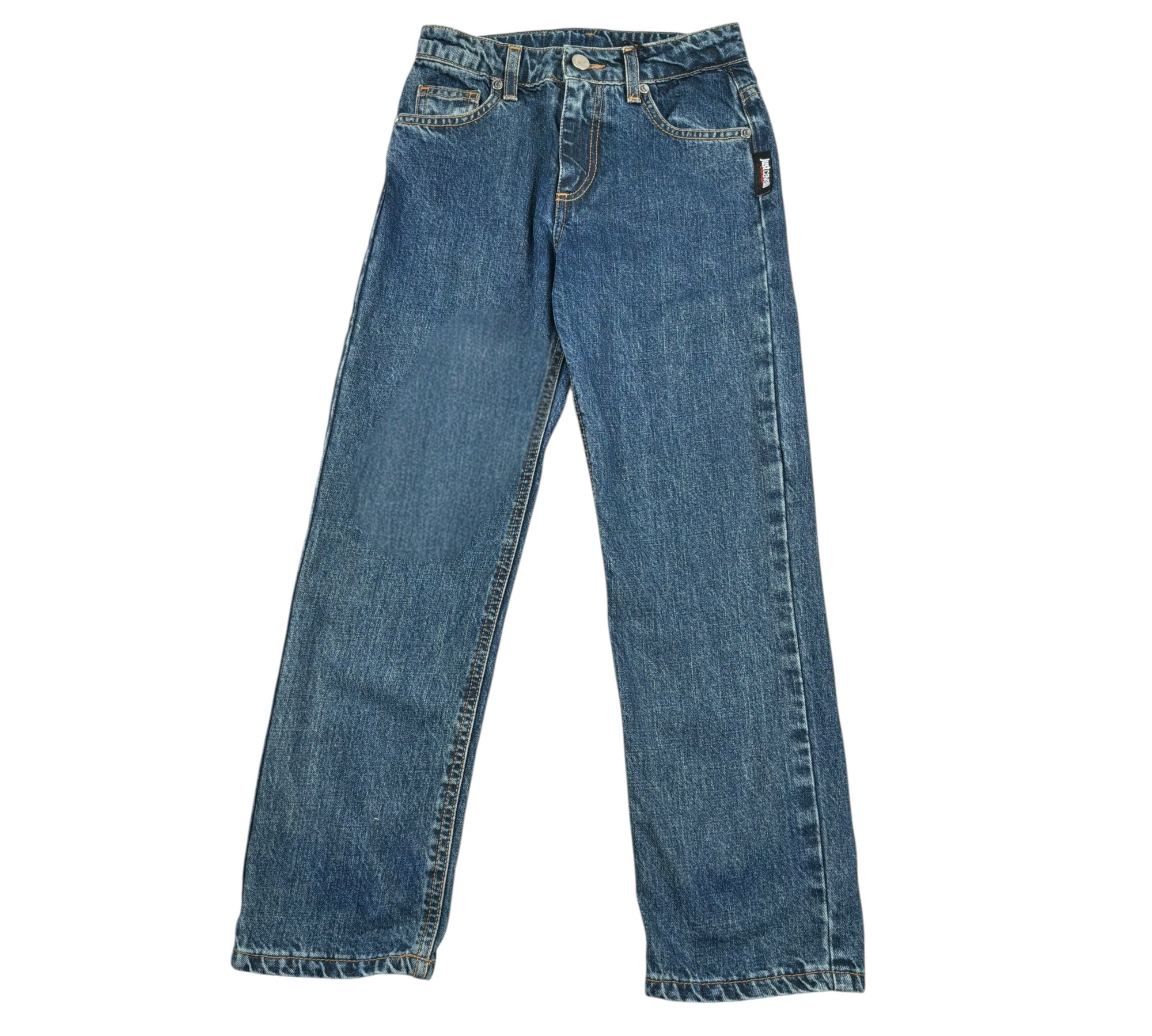 Just Cavalli Jeans Tinta Unita con Girovita Regolabile per Bambino JBP26163JE BLU JUST CAVALLI 