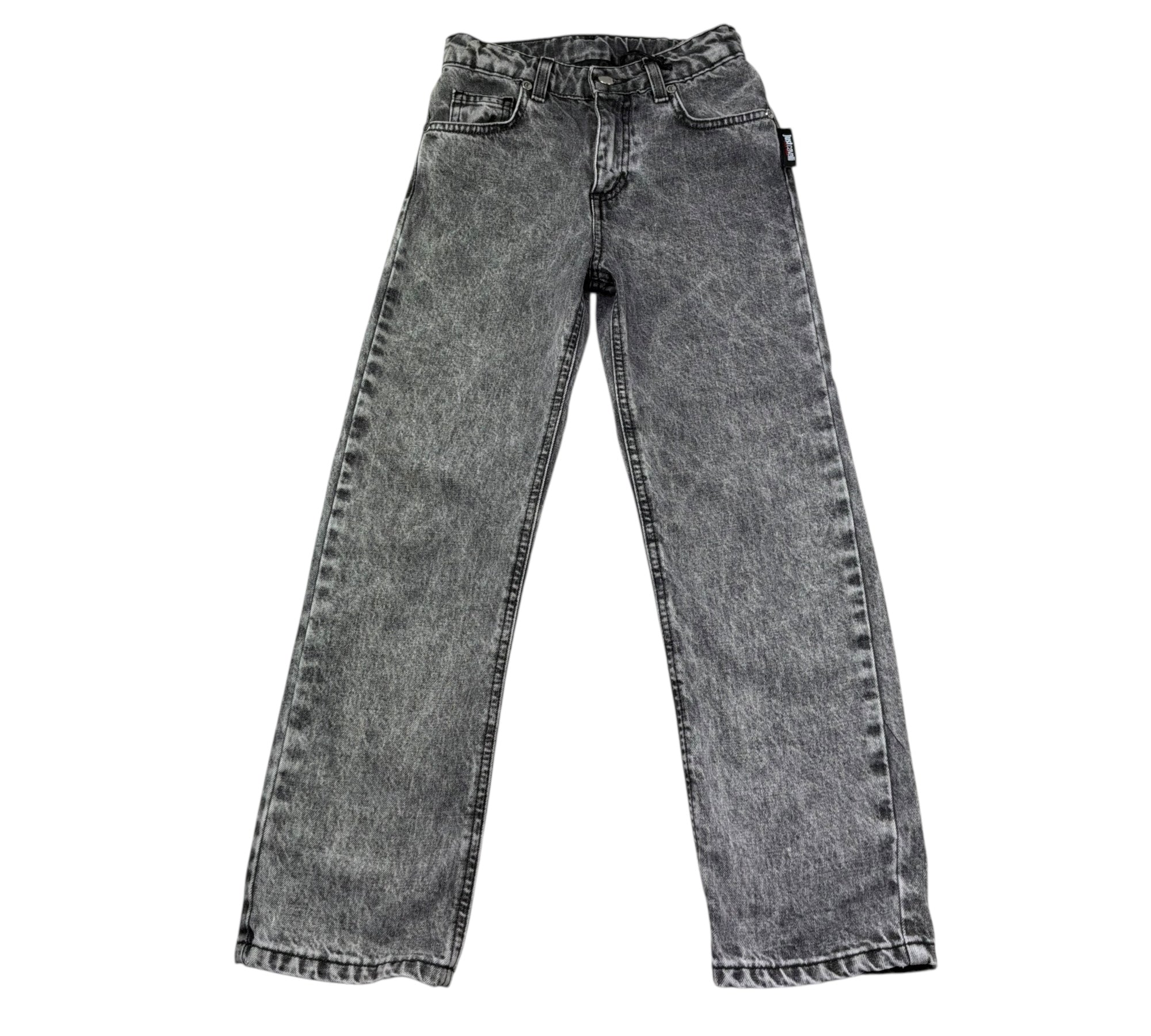 Just Cavalli Jeans Tinta Unita con Girovita Reglabile per Bambino JBP26172JE NERO JUST CAVALLI 