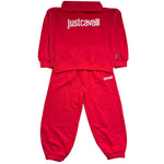 Just Cavalli Completo 2 Pezzi Felpa-Pantalone Tinta Unita per Bambino JGP26012CF ROSSO JUST CAVALLI 