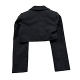 Just Cavalli Giacca Modello Crop Tinta Unita per Bambina JGP26059GC NERO JUST CAVALLI 