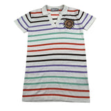 Just Cavalli Abito Mezza Manica Fantasia A Righe per Bambina JGP26079VE PANNA JUST CAVALLI 
