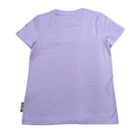 Just Cavalli T-Shirt Girocollo Tinta Unita con Logo per Bambina JGP260\4TS LILLA JUST CAVALLI 