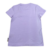 Just Cavalli T-Shirt Girocollo Tinta Unita con Logo per Bambina JGP260\4TS LILLA JUST CAVALLI 