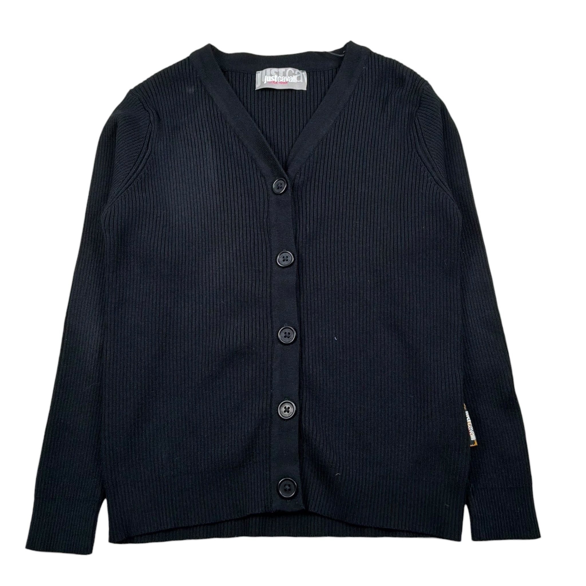 Just Cavalli Cardigan Tinta Unita per Bambino JGP26156CD NERO JUST CAVALLI 