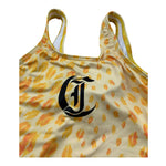 Just Cavalli Costume Tinta Unita con Stampe In Contrasto per Bambino JGP26162CO GIALLO JUST CAVALLI 