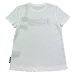 Just Cavalli T-Shirt Girocollo Tinta Unita con Logo per Bambino JGP26187TS BIANCO JUST CAVALLI 