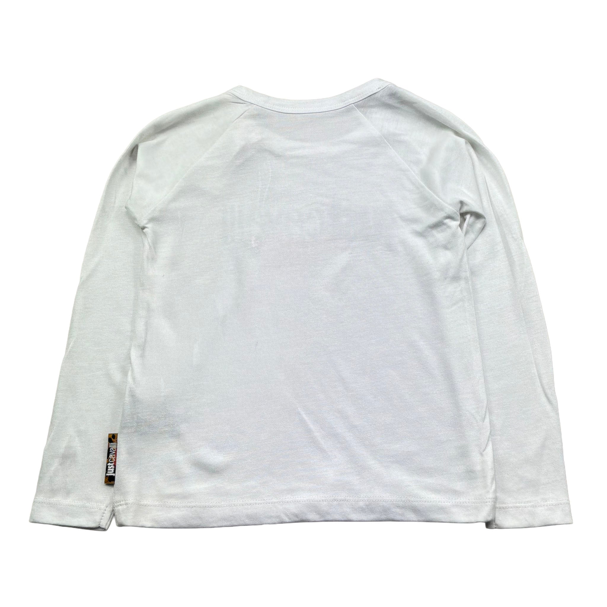Just Cavalli Shirt Girocollo Tinta Unita con Stampa per Neonata JIP26027TS BIANCO JUST CAVALLI 