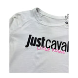 Just Cavalli Shirt Girocollo Tinta Unita con Stampa per Neonata JIP26027TS BIANCO JUST CAVALLI 