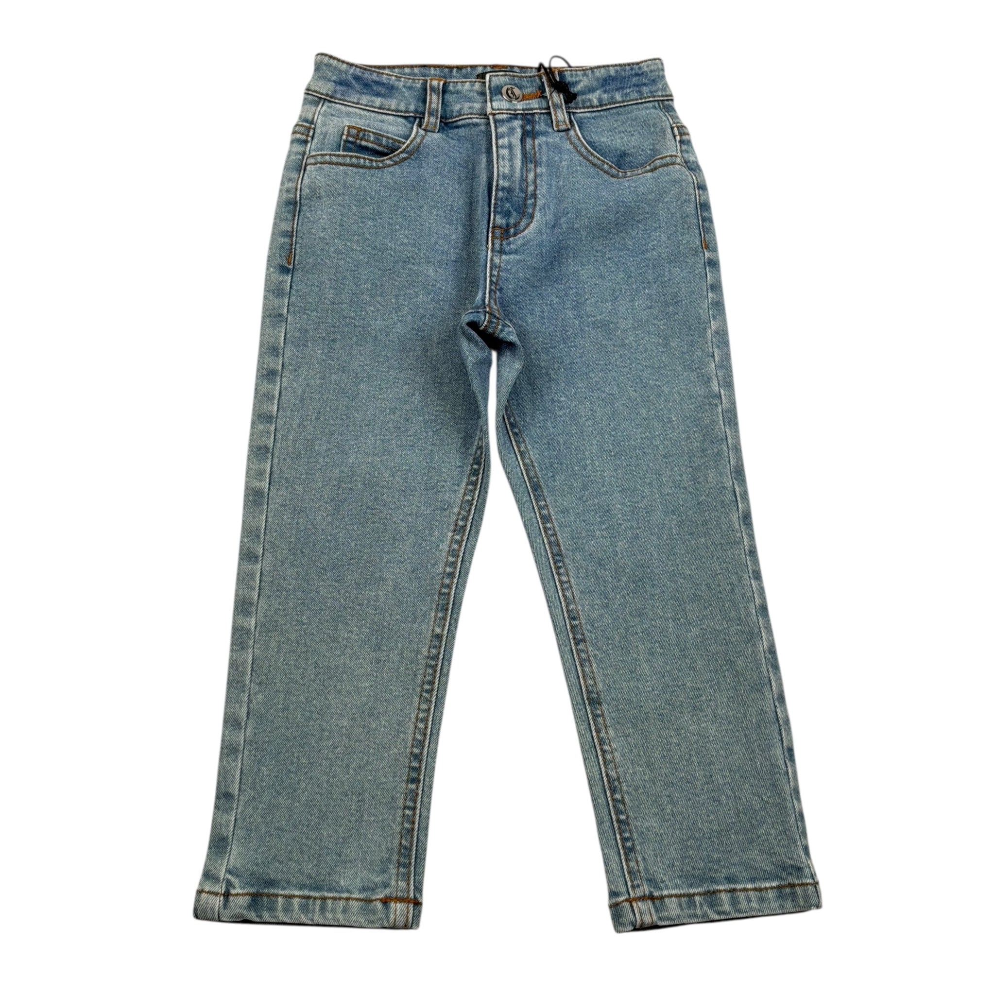 Just Cavalli Jeans Tinta Unita In Demin per Neonato JIP26050JE AZZURRO JUST CAVALLI 