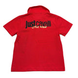 Just Cavalli Polo Mezza Manica Tinta Unita per Neonata JIP26119PO ROSSO JUST CAVALLI 