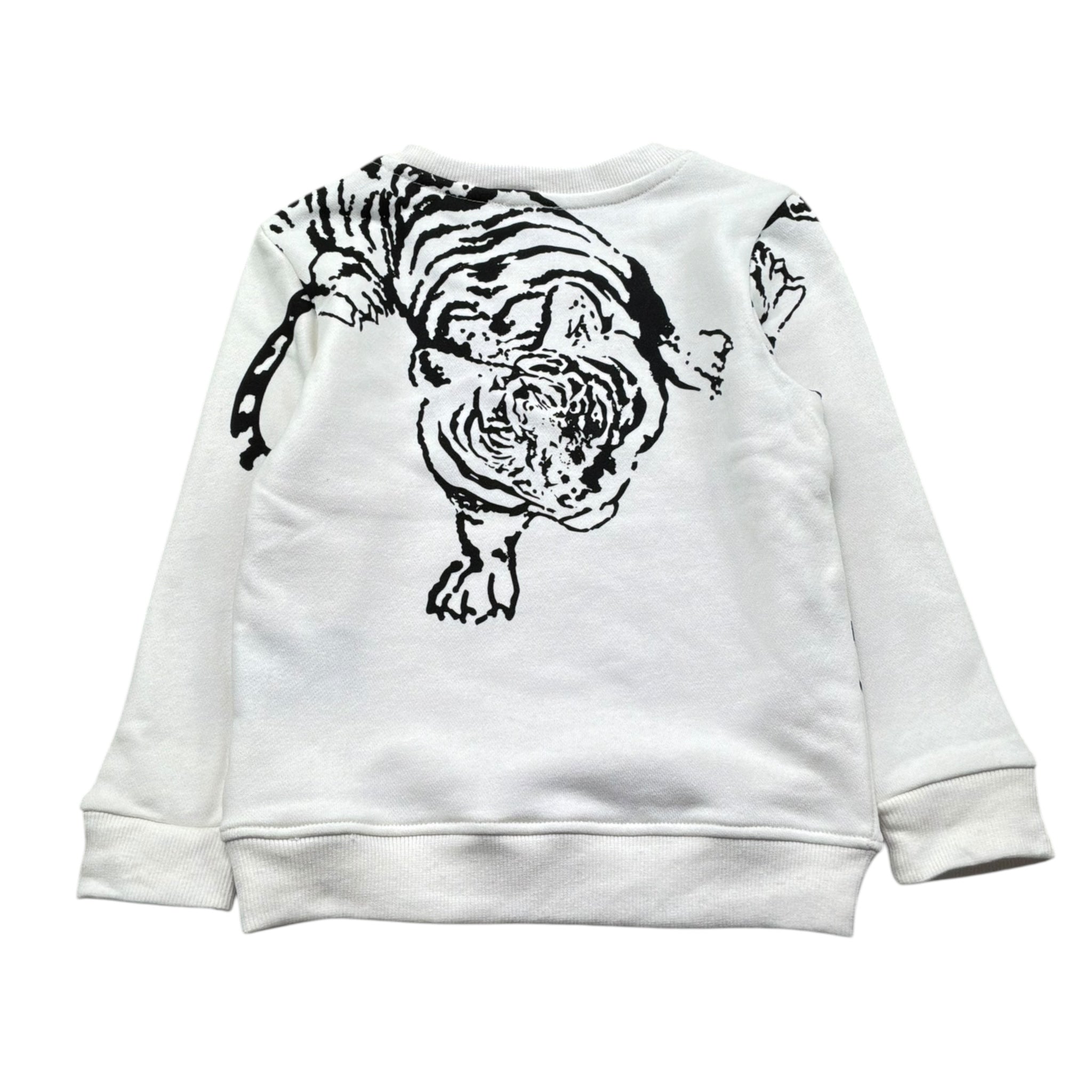 Just Cavalli Felpa Tinta Unita Girocollo con Stampa per Neonato JIP26128FE BIANCO JUST CAVALLI 