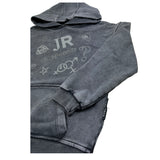 John Richmond Felpa Chiusa con Cappuccio Tinta Unita per Bambino RBP26177FE GRIGIO JOHN RICHMOND 