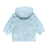 K-Way Giubbino Tinta Unita con Zip E Cappuccio per Neonato K2137XWXXXX AZZURRO K-WAY 