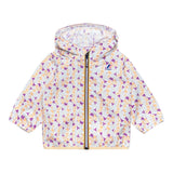 K-Way Giubbino Tinta Unita con Zip E Cappuccio per Neonata K2137YWXX BIANCO K-WAY 