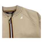 K-Way Felpa con Zip Tinta Unita  per Bambino K2148JW BEIGE K-WAY 