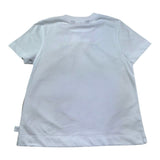 K-Way T-Shirt Girocollo Tinta Unita con Stampa per Bambina K2151RW BIANCO K-WAY 