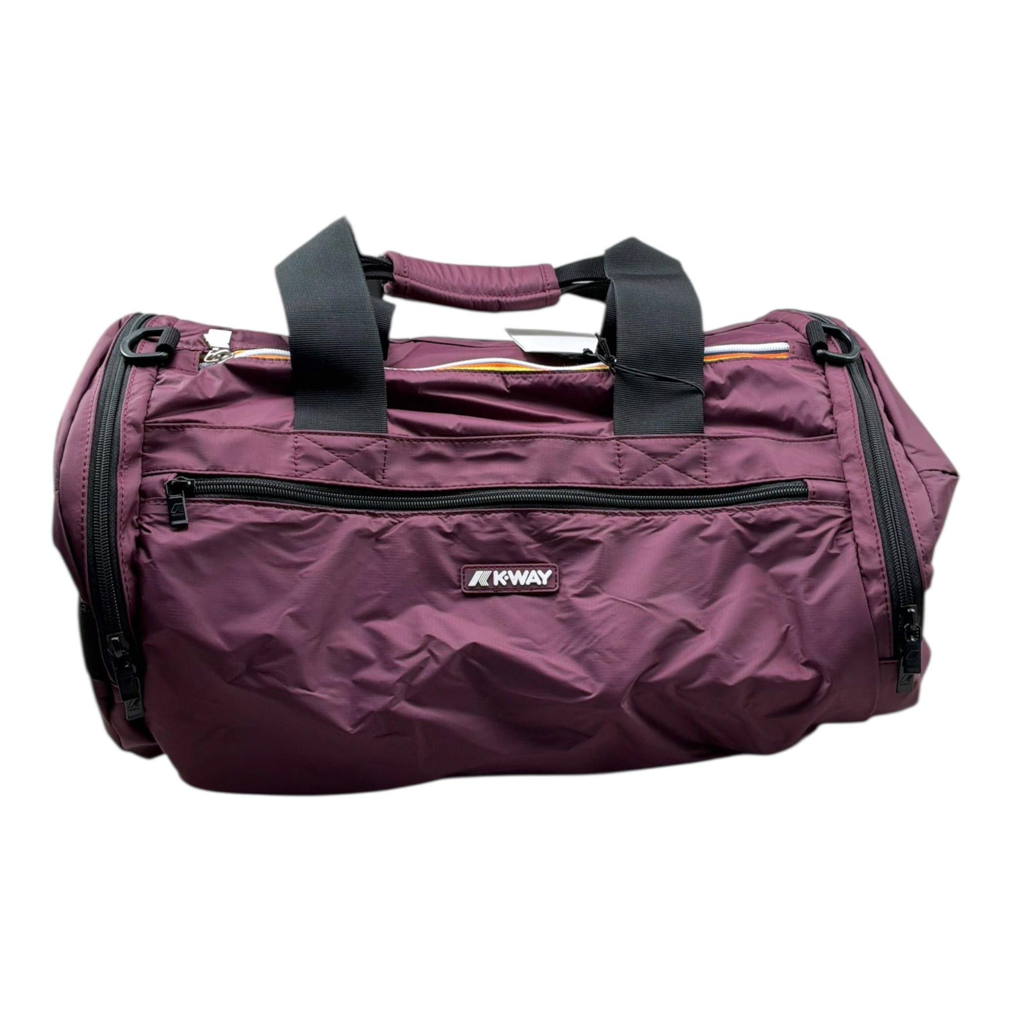K-Way Borsone Tinta Unita con Logo per Bambino K4127RW VINACCIA K-WAY 
