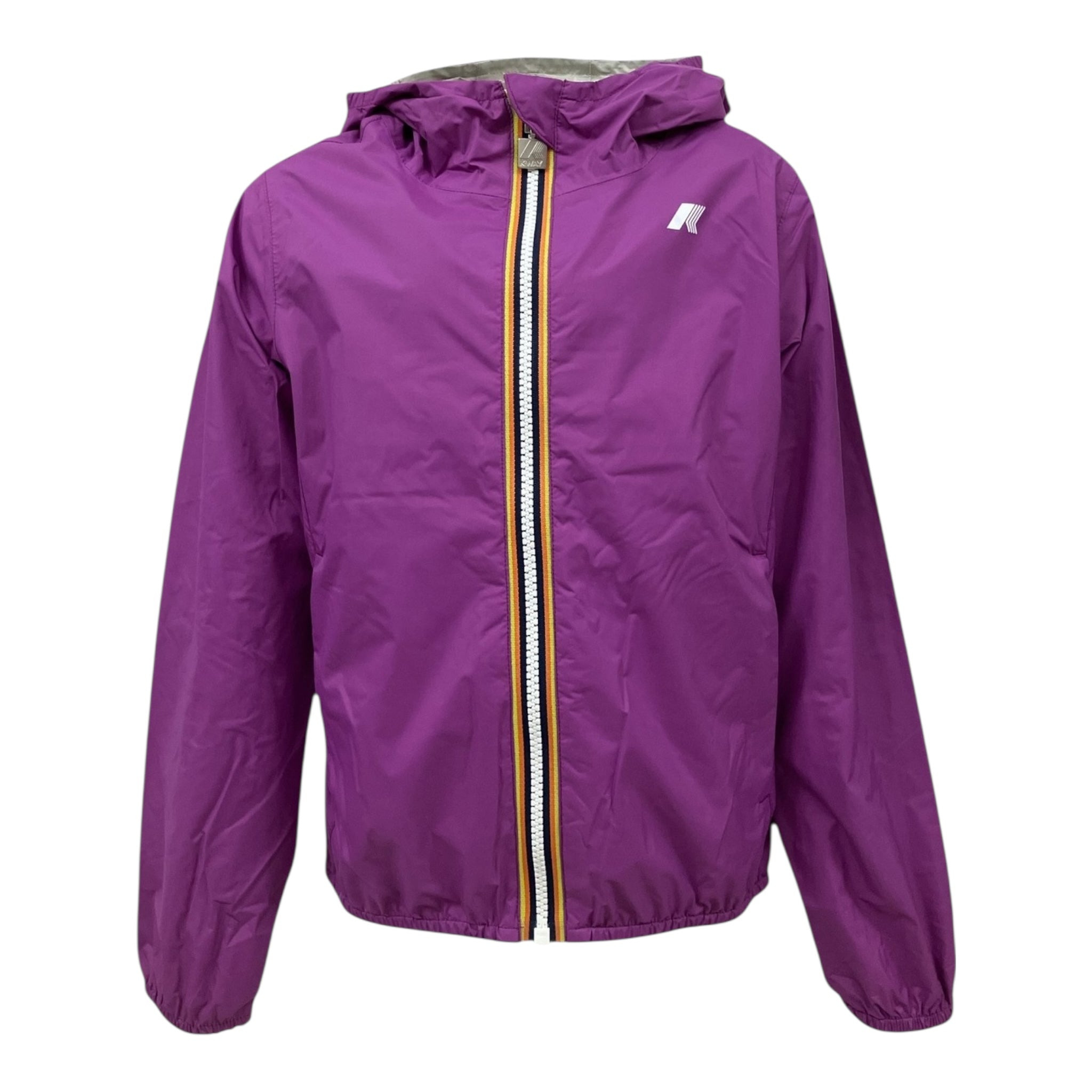K-Way Giubbino Reversibile Bicolore per Bambina K41337W BEIGE/VIOLA K-WAY 