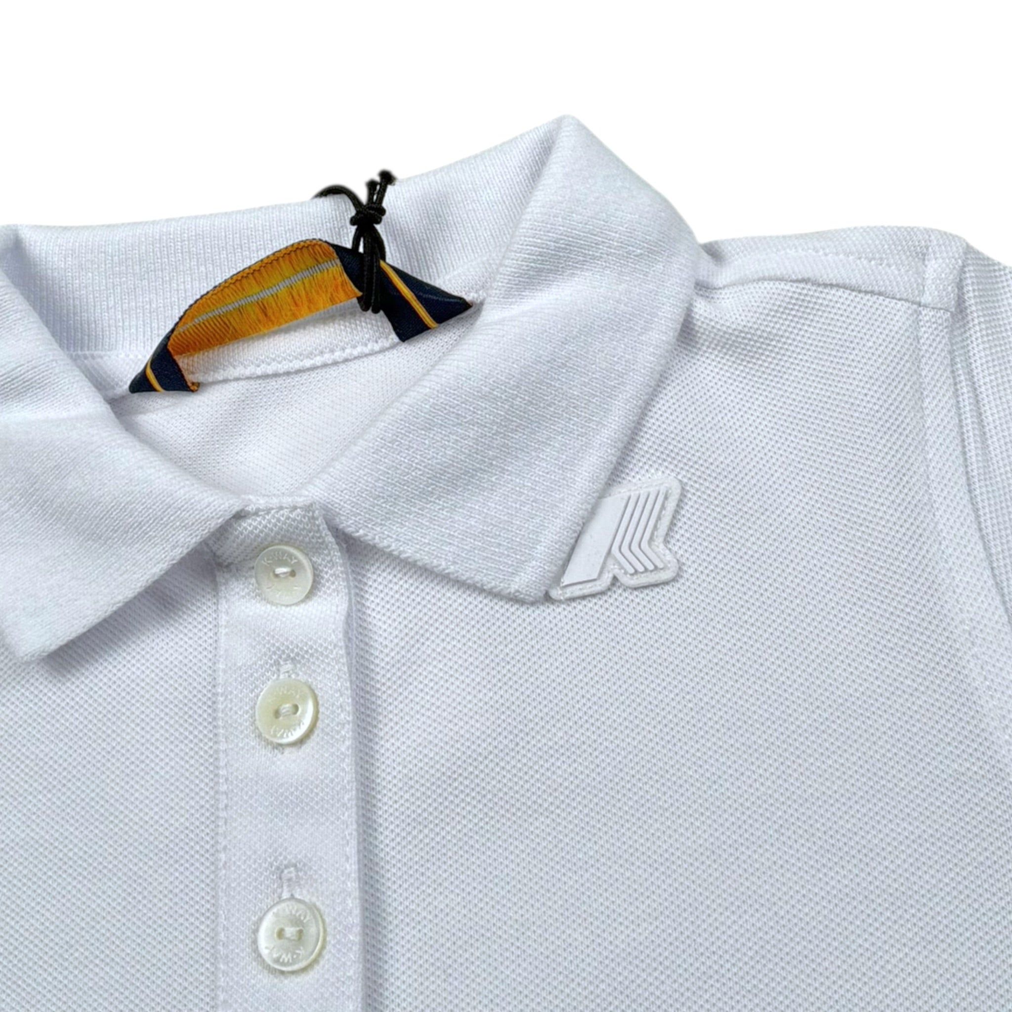 K-Way Polo Mezza Manica Tinta Unita per Bambino K6124XW BIANCO K-WAY 