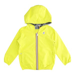 K-Way Giubbino Tinta Unita con Cappuccio per Bambino K61336WXXX GIALLO FLUO K-WAY 