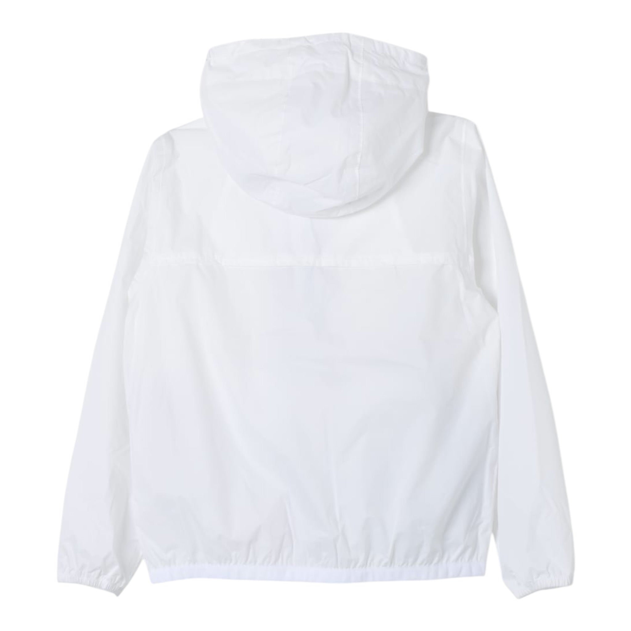 K-Way Giubbino Tinta Unita con Zip E Cappuccio per Bambino K81253WM BIANCO K-WAY 