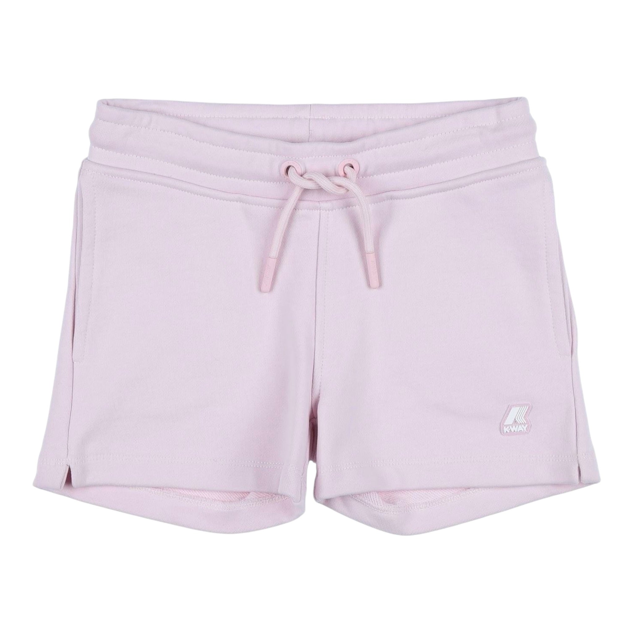 K-Way Short Tuta tinta unita con Logo Rosa per Bambina K8I1287W ROSA K-WAY 